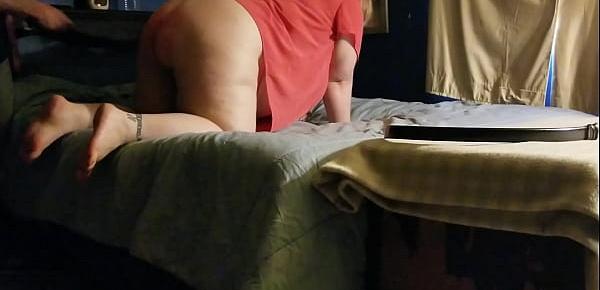  Curvy Girl Gets a Spanking from Daddy